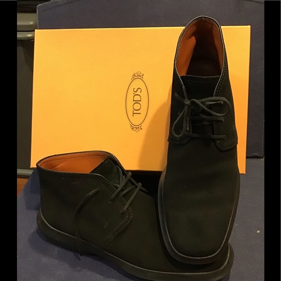 Tod’s black ankle boots size 8.50
